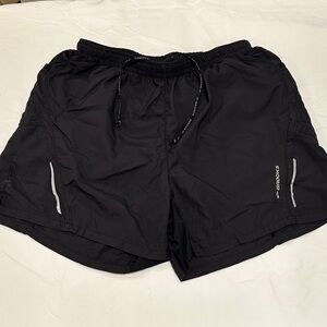 Brooks Black Athletic Shorts